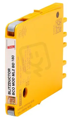 Kombinovaný svodič - modul pro 1 pár vodičů BLITZDUCTORconnect stavový terčík Rychlé Dodání