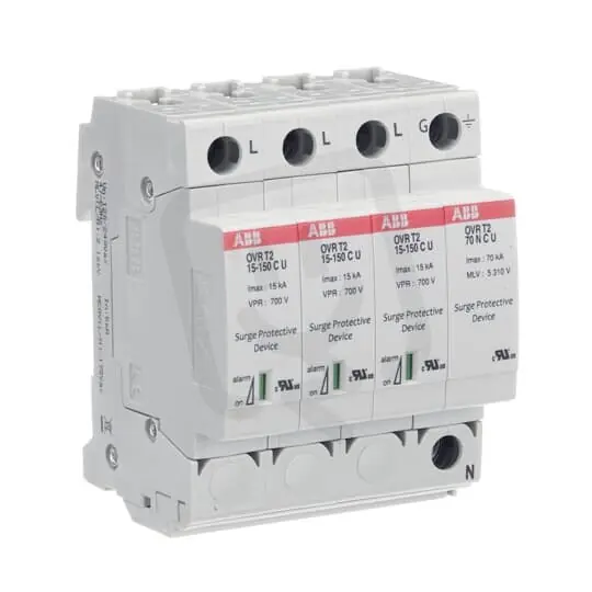 OVR T2 3N 15 150 P U Přepěťová ochrana T2 15-150 kA ABB 2CTB802346R0000 Kup Teď