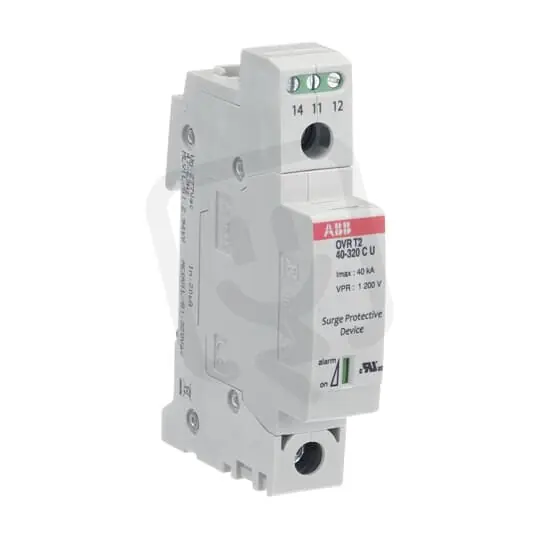 Ověřený OVR T2 40-320 P TS U Přepěťová ochrana T2 L1 40-320 kA ABB 2CTB802341R2500
