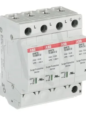OVR T2 15-150 C U Přepěťová ochrana T2 L1 ABB 2CTB802348R2500 Omezená Nabídka