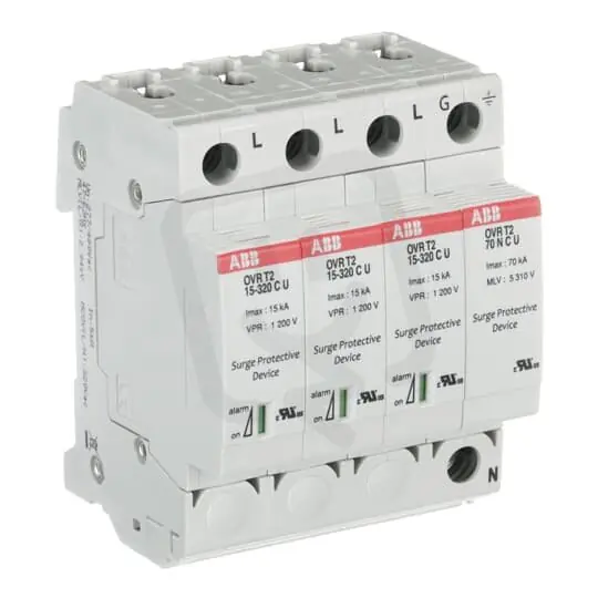 OVR T2 15-150 C U Přepěťová ochrana T2 L1 ABB 2CTB802348R2500 Omezená Nabídka