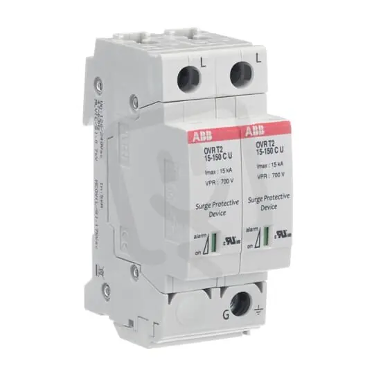 Výprodej OVR T2 2L 15-150 P U Přepěťová ochrana T2 15-150 kA ABB 2CTB802343R0000