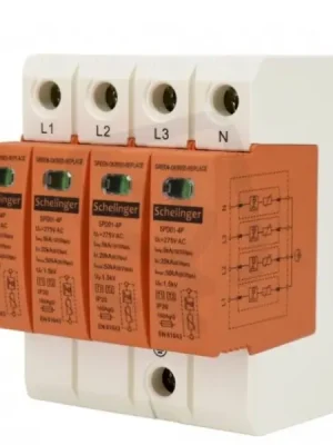 Koupit Online Svodič přepětí 4P 5kA (10/350) třída T1+T2 (B+C) Schelinger BEMKO 107294