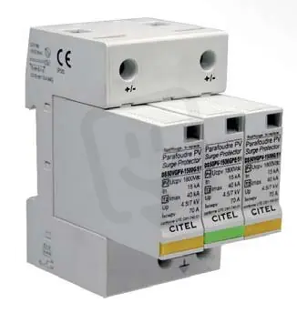 Přepěťová ochrana 2 pro fotovoltaiku DS50VGPVS-600G/51 CITEL 481411 Omezená Nabídka