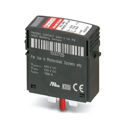 Zásuvný svodič pro přepěťovou ochranu typ 2 VAL-MS 1500DC-PV-ST 1033727 Dokud Zásoby Vydrží