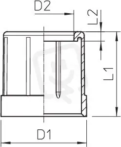 OBO 2047950 Koncovka 129 M25 SW Přímo Od Výrobce