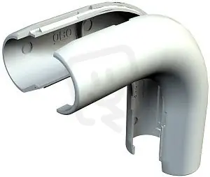 Top Prodej OBO 2953 B M20 LGR Quick Pipe oblouk 90°, M20, světle šedá Polyvinylchlorid, PVC