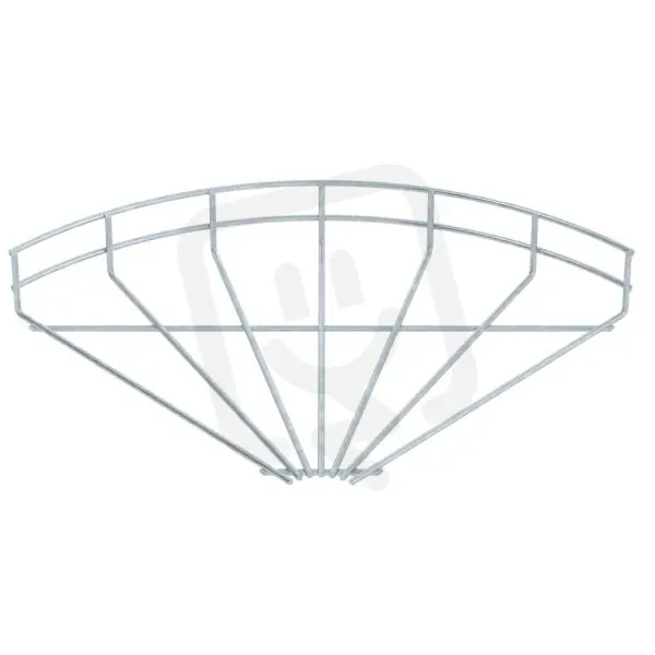 OBO GRB 90 530 FT Oblouk mřížových žlabů 90°, 55x300, Ocel, žárově zinkováno Odeslání Ihned