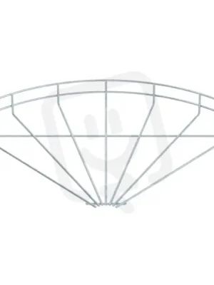 OBO GRB 90 540 FT Oblouk mřížových žlabů 90°, 55x400, Ocel, žárově zinkováno Dokud Zásoby Vydrží