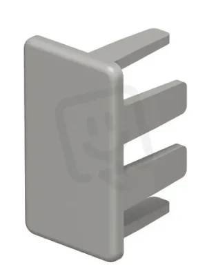 OBO WDK HE15030GR Koncový díl pro kanál WDK 15x30mm kamenná šeď Přímo Od Výrobce
