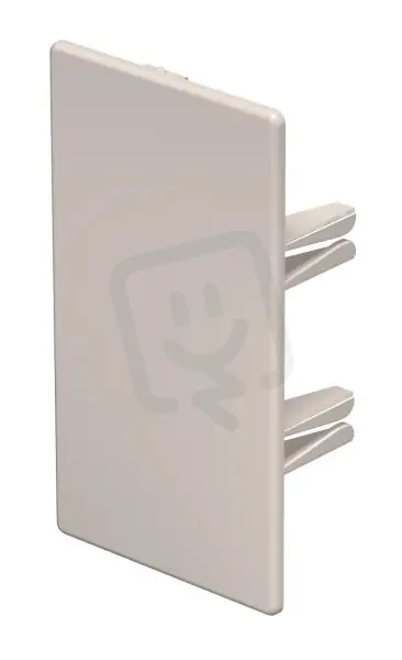 OBO WDK HE60110CW Koncový díl pro kanál WDK 60x110mm krémová bílá Nejlepší Volba