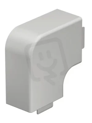 Víkendová Akce OBO WDK HF40060LGR Kryt plochého rohu pro kanál WDK 40x60mm světle šedá