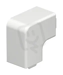 Originální OBO WDK HF25025RW Kryt plochého rohu pro kanál WDK 25x25mm čistě bílá