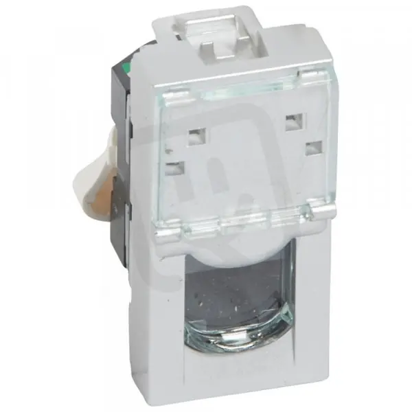 Autentický MOSAIC 1XRJ45 UTP CAT.5E 1M HLINÍK LEGRAND 079451