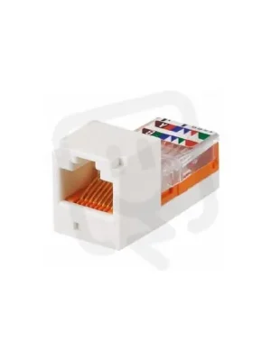 Vrácení Zdarma MINI-JACK modul UTP RJ45, Cat5e arkticky bílý