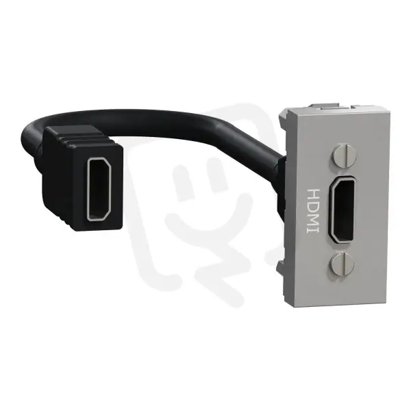 NOVÁ UNICA HDMI konektor (předzapojený), 1M, Aluminium SCHNEIDER NU343030 Aktuální