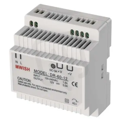 Náhradní napájecí zdroj 12 V/5 A DC DIN EMOS H7009 Cenový Hit
