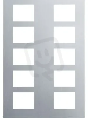 Výprodej Kryt AUDIO tabla velikost 2/5 (135 mm) eloxovaný hliník ABB 2TMA220161A0009