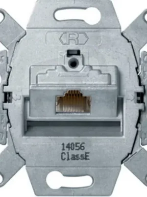 Značkový Zásuvka datová, RJ 45, FTP, Cat.6/ Class E, modul přístroje HAGER WDF410766
