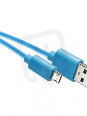 Kabel USB 2.0 A/M-MICRO B/M 1M modrý Emos SM7006B Akce