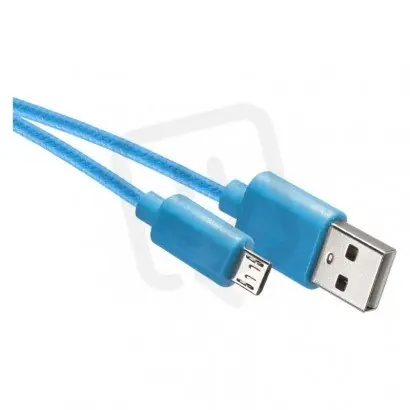 Kabel USB 2.0 A/M-MICRO B/M 1M modrý Emos SM7006B Akce