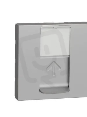Nakupujte Hned Datová zásuvka NOVÁ UNICA 1xRJ45 Kat.6 STP, 2M, Aluminium SCHNEIDER NU341730