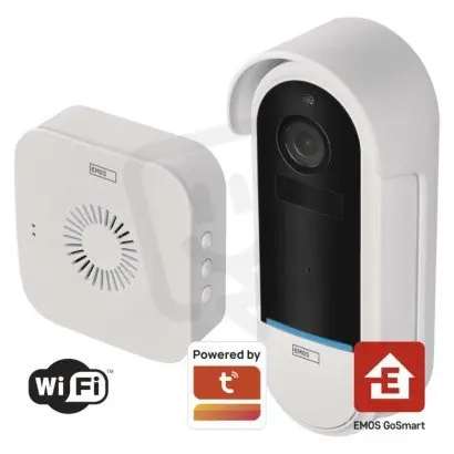 Poslední Šance GoSmart Domovní bezdrátový bateriový videozvonek IP-15S s Wi-Fi EMOS H4032