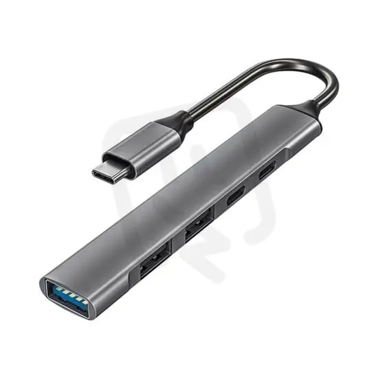Vysoce Kvalitní 5v1 USB-C hub SOLIGHT SSH1101