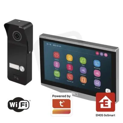 Jen Po Omezenou Doba GoSmart Sada domácího videotelefonu EMOS IP-750A s Wi-Fi EMOS H4020