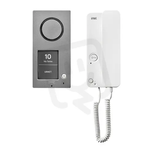 Souprava domovního telefonu pro 1 úč., telef. 1189/1, panel Mikra Plus (2-drát) Vrácení Zdarma