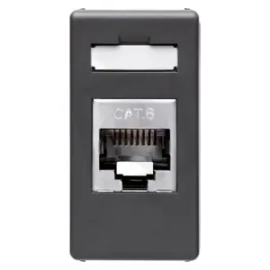 Omezená Nabídka Zásuvka datová RJ45 cat. 6 FTP, černá GEWISS GW21686