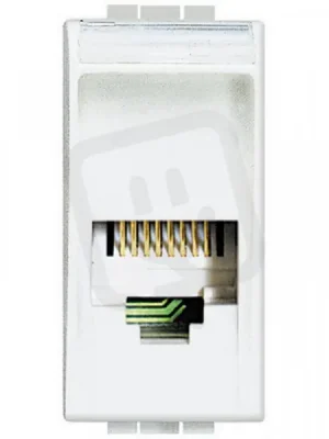 Finální Výprodej BTICINO LIVINGLIGHT ZÁSUVKA DATOVÁ RJ11 K10 1MODULOVÁ N4258/11N