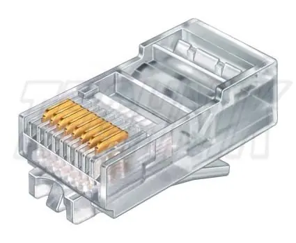 Rychlé Dodání RJ 45-MDc6 Konektor RJ45 UTP nestíněný skládaný pro datový kabel TYPdrát,CAT.6
