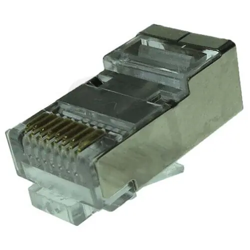 RJ 45-SL Konektor RJ45(8p8c)FTP/STP stíněný neskládaný pro datový kabel TYPlanko Víkendová Akce