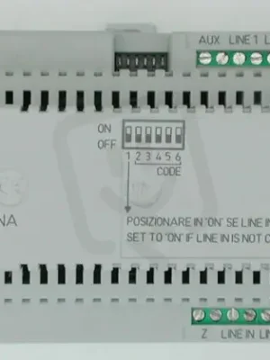 Interface pro 2 vstupy a 4 stoupačky, 10 DIN modulů URMET 1083/50 Bezpečná Platba