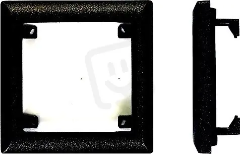 Tesla Stropkov 4FF 127 11.5 Rám KARAT pro 1 modul (černá) Nová Kolekce