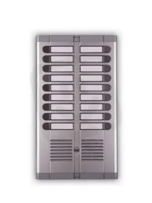 Super Cena Tlačítkový panel pro hlasovou jednotku, 18 tlačítek, 2 sloupce URMET 925/218