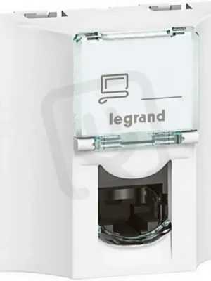 MOSAIC ZÁSUVKA RJ45/RJ45 UTP CAT.6 2MODULOVÝ BÍLÁ LEGRAND 078622 Nízká Cena