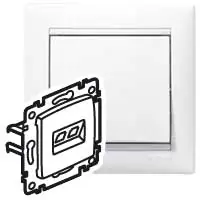 VALENA DATOVÁ ZÁSUVKA RJ11+RJ45 CAT.6 BÍLÁ LEGRAND 770080 Top Prodej