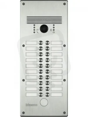Značkový LINEA 300 - ANTIVANDAL INOX VIDEO PANEL S 20 TLAČÍTKY BTICINO 308014