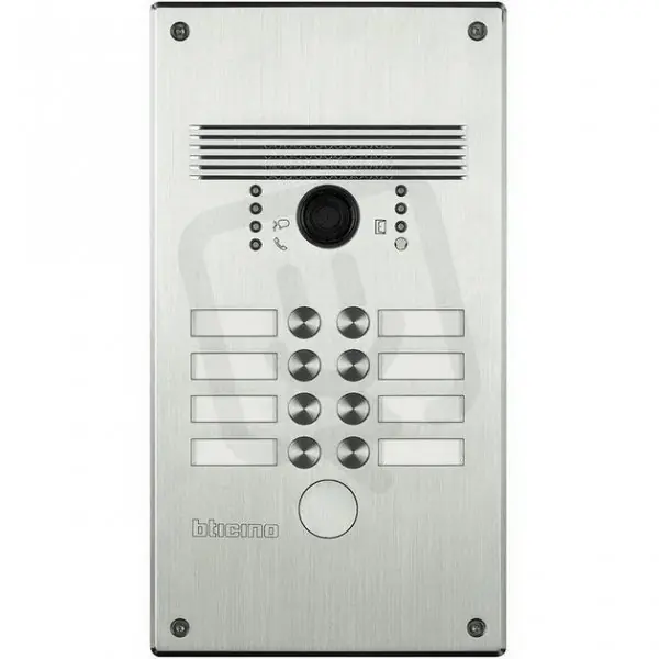 LINEA 300 - ANTIVANDAL INOX VIDEO PANEL S 8 TLAČÍTKY BTICINO 308012 Nejlepší Volba
