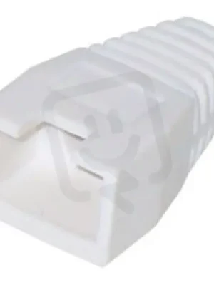 Ochranný plastový kryt pro konektor RJ 45 bílý KRJ 45V bílá Jen Po Omezenou Doba