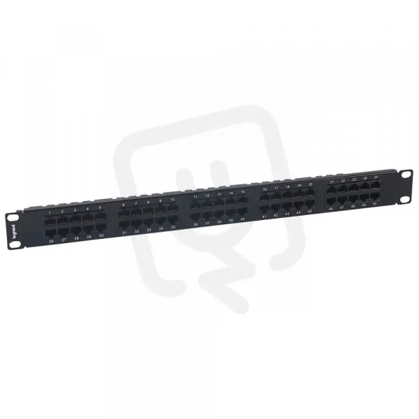 Hit Sezóny LIN TELEFONNÍ 19‘‘ PATCHPANEL 50 PORTŮ RJ45 110 PŘIPOJENÍ LEGRAND 033579