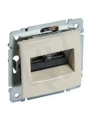 VALENA BÉŽOVÁ ZÁSUVKA 2XRJ45 STP CAT.6A LEGRAND 774173 Ověřený
