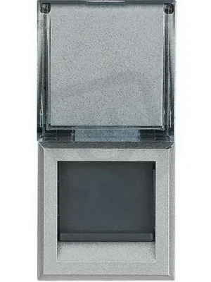 Akce AXOLUTE ZÁSUVKA RJ45 CAT.6 STP 1M HLINÍK BTICINO HC4279C6S