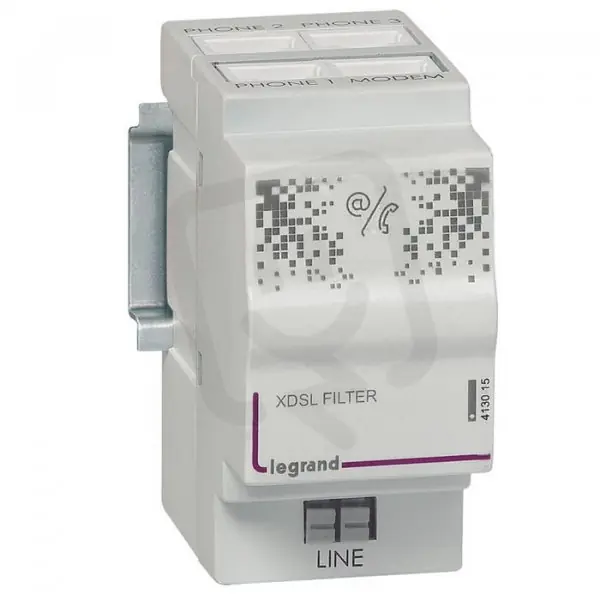 Značkový LCS-DIN XDSL ROZBOČ. 1+3xRJ45 LEGRAND 413015