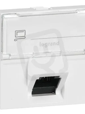 MOSAIC DATOVÁ ZÁSUVKA 1XRJ45 STP CAT.6A 2MODULOVÝ 45° LEGRAND 076508 Tovární Cena
