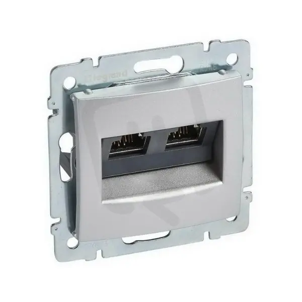 Nízká Cena VALENA HLINÍKOVÁ ZÁSUVKA 2XRJ45 STP CAT.6A LEGRAND 770273
