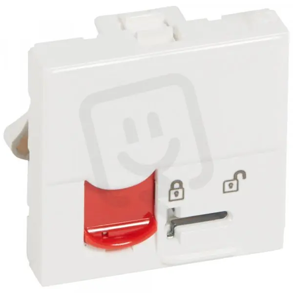 MOSAIC DATOVÁ ZÁSUVKA RJ45 UZAMYKATELNÁ UTP CAT.5E 2MODULOVÝ ČERVENÁ LEGRAND Akční Cena