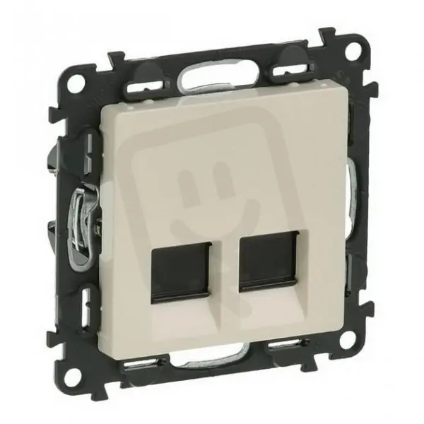VALENA LIFE DATOVÁ ZÁSUVKA DVOJITÁ 2XRJ45 CAT.6 STP BÉŽOVÁ LCS LEGRAND 753247 Top Prodej